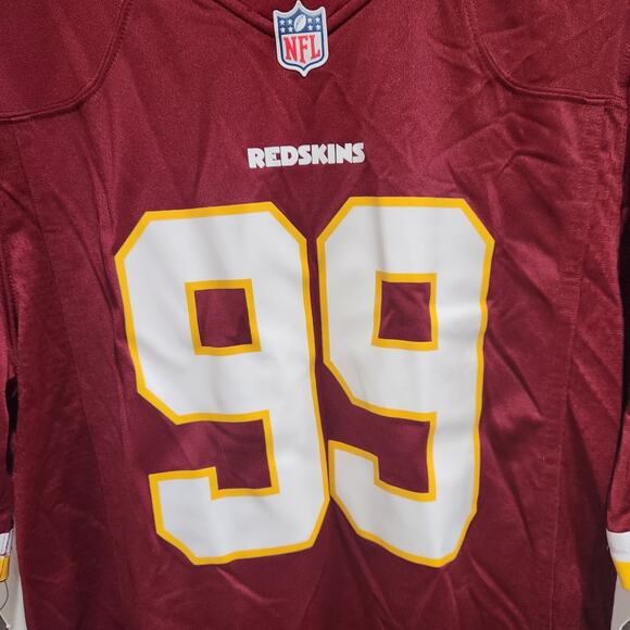 2017-18 Mens Washington Redskins Chase Young #99 On Field Maroon Jersey Nike L - Picture 2 of 13